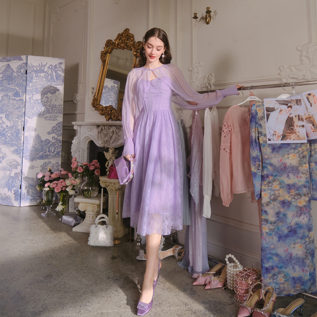 【妙韵兰心】新中式国风名媛绣花吊带连衣裙2024夏季新款