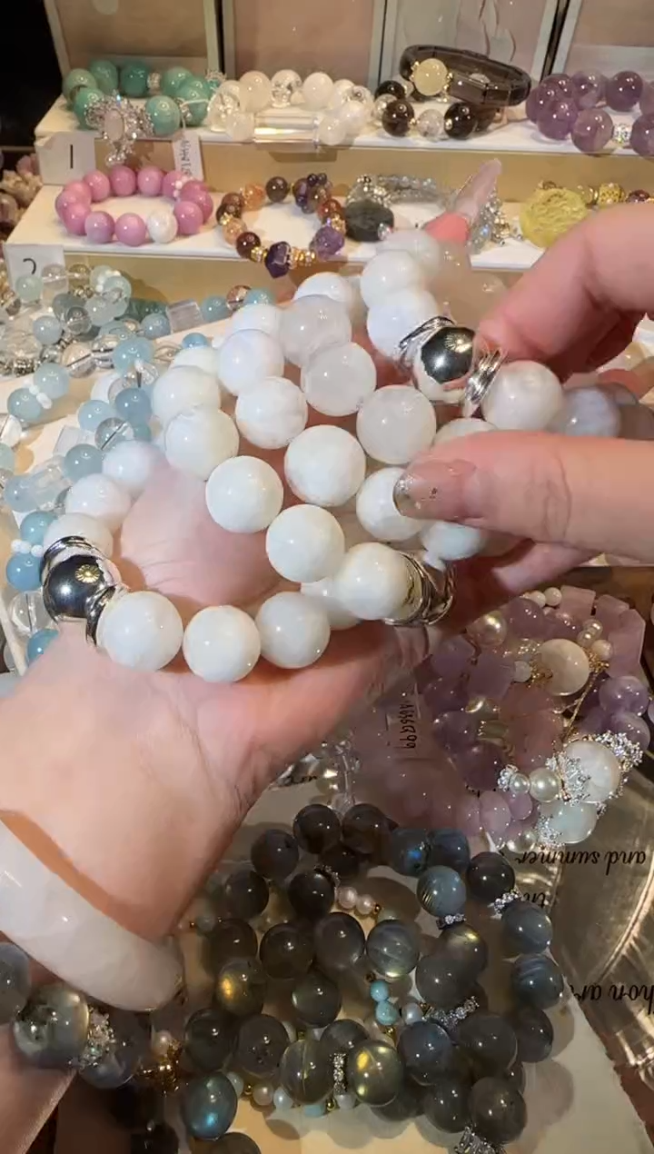 未镶嵌手串水晶多样性发一