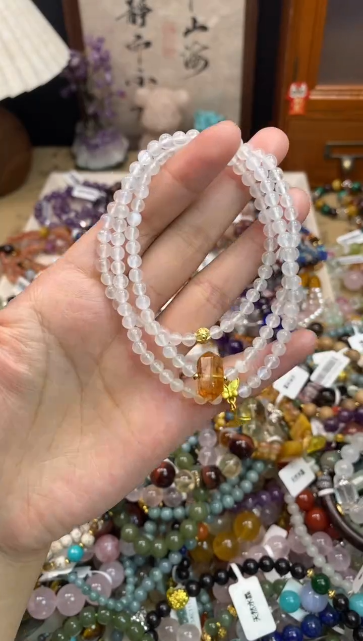 未镶嵌手链月光石420