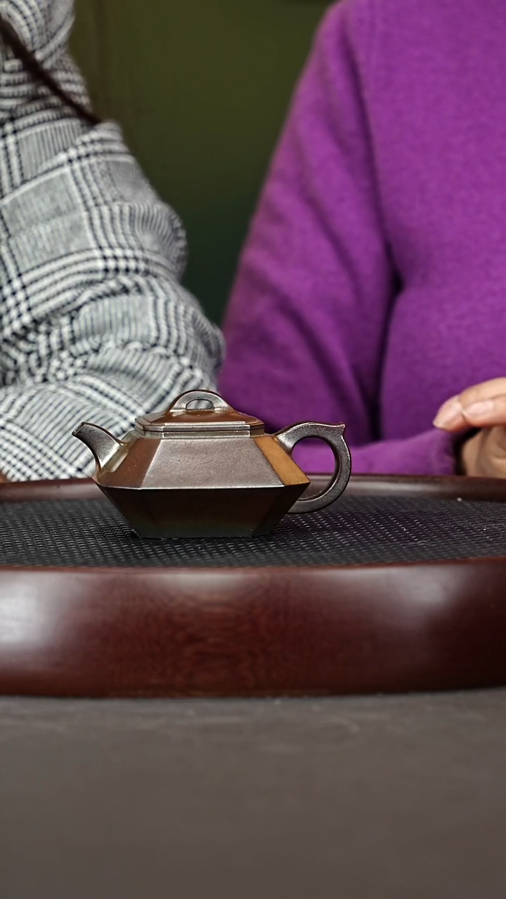 茶壶紫砂17ZLM八方 柴烧130cc