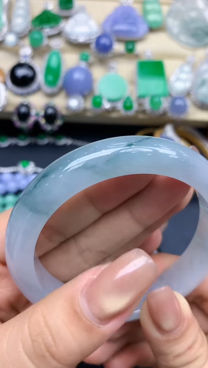 未镶嵌手镯翡翠357-中国好珍宝