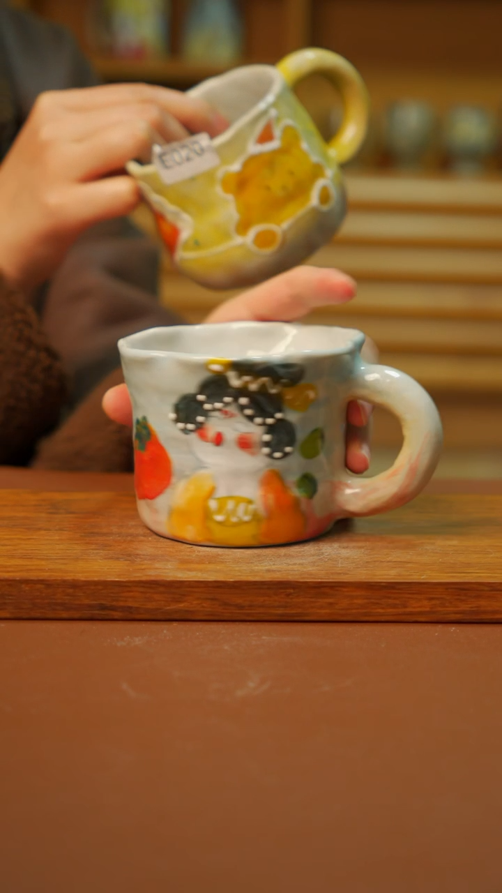 瓷片景德镇手工手绘釉下彩瓷器