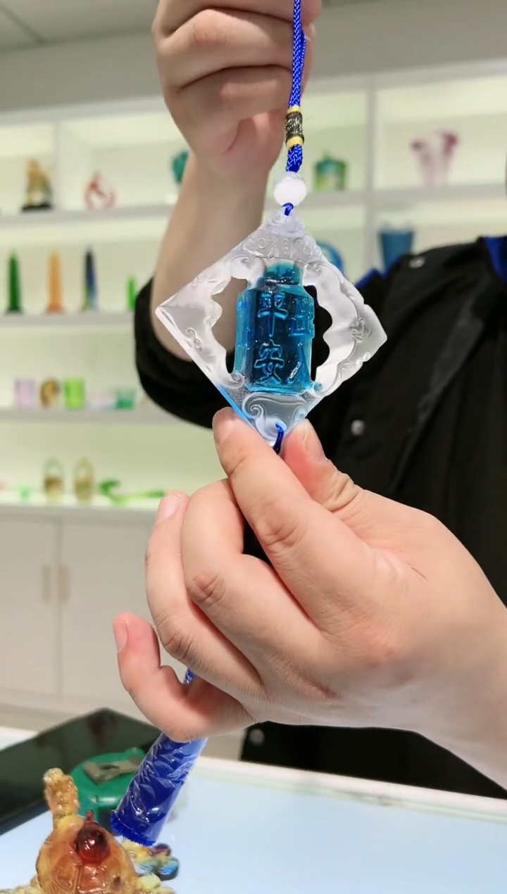 【闪购商品】茶宠古法琉璃出入平安挂