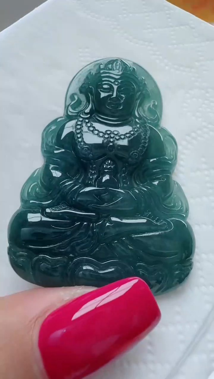 颈饰未镶嵌翡翠天然A货翡翠  多样性随机发其一       