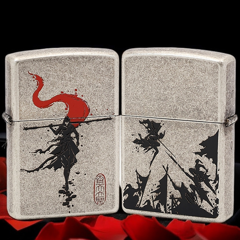 ZIPPO/之宝【古银悟空】原装正品煤油防风打火机KF-DF