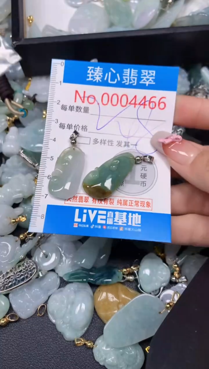 【闪购商品】翡翠颈饰未镶嵌含绳0004466