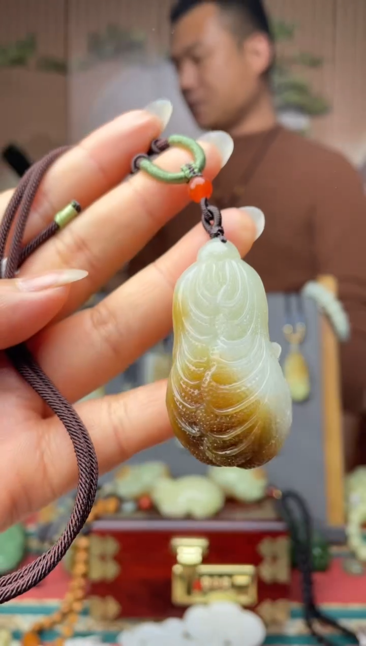 颈饰未镶嵌和田玉拍一发一