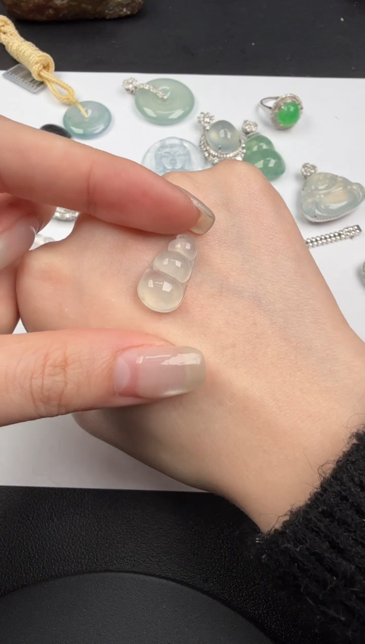 吊坠(不含链)未镶嵌翡翠翡翠饰品-221