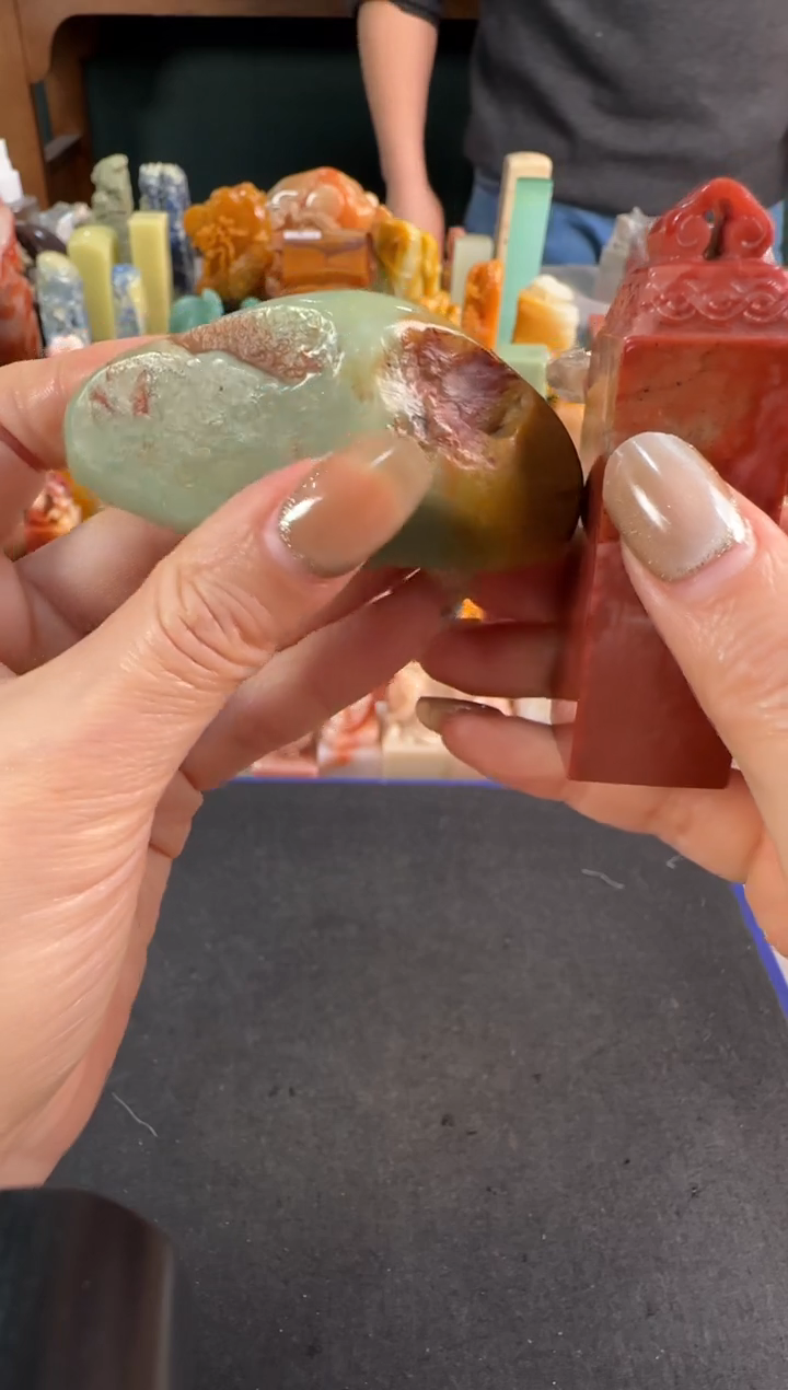 【闪购商品】青田石印石编号编号0883