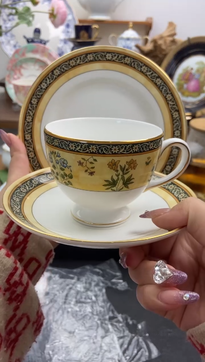 瓷片全新维基伍德三件套谨慎参拍，防伪帖撕毁无售后