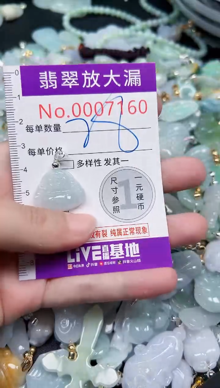 颈饰未镶嵌翡翠7160