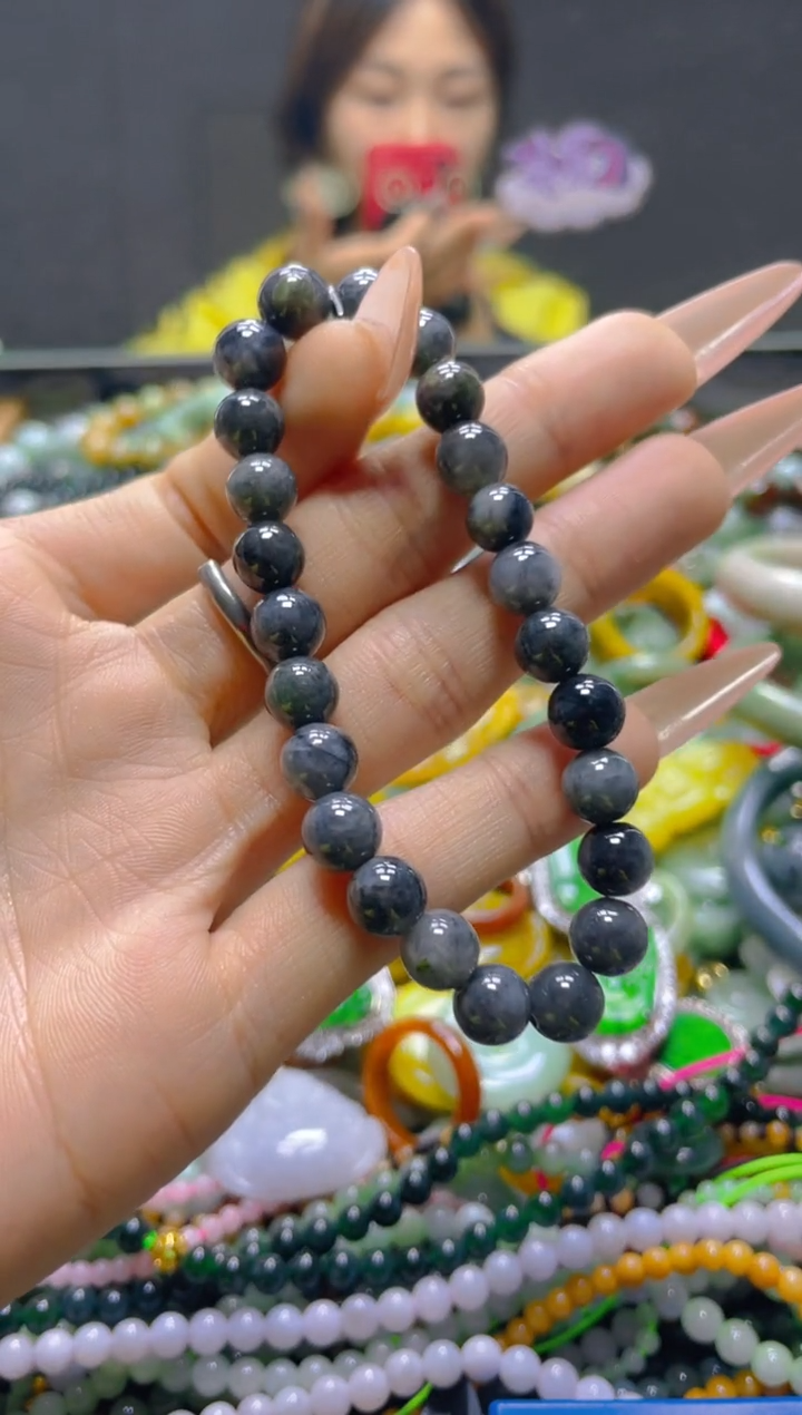 颈饰未镶嵌翡翠7MM