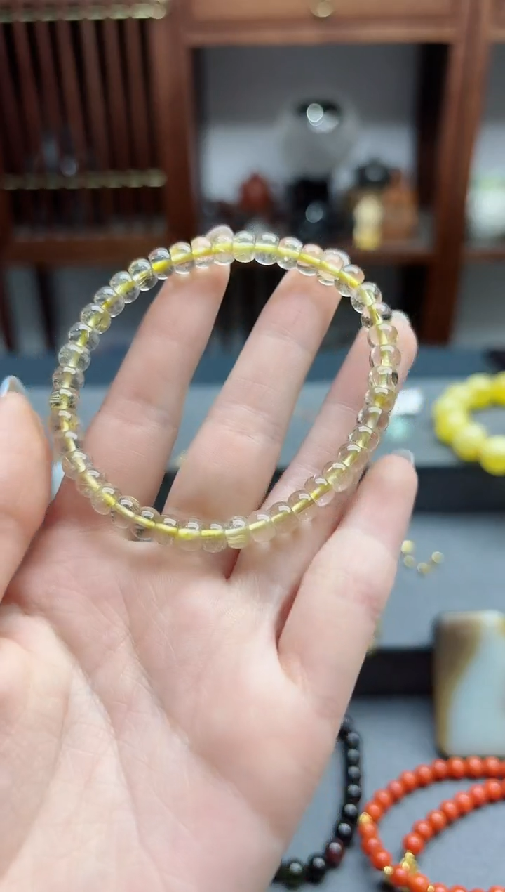 【闪购商品】水晶手串未镶嵌发晶手串*2 LX