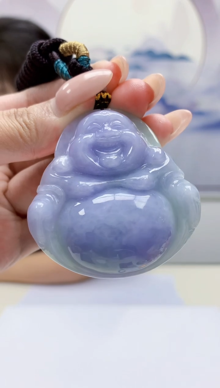 定制翡翠未镶嵌4902MM-毛货挂件96