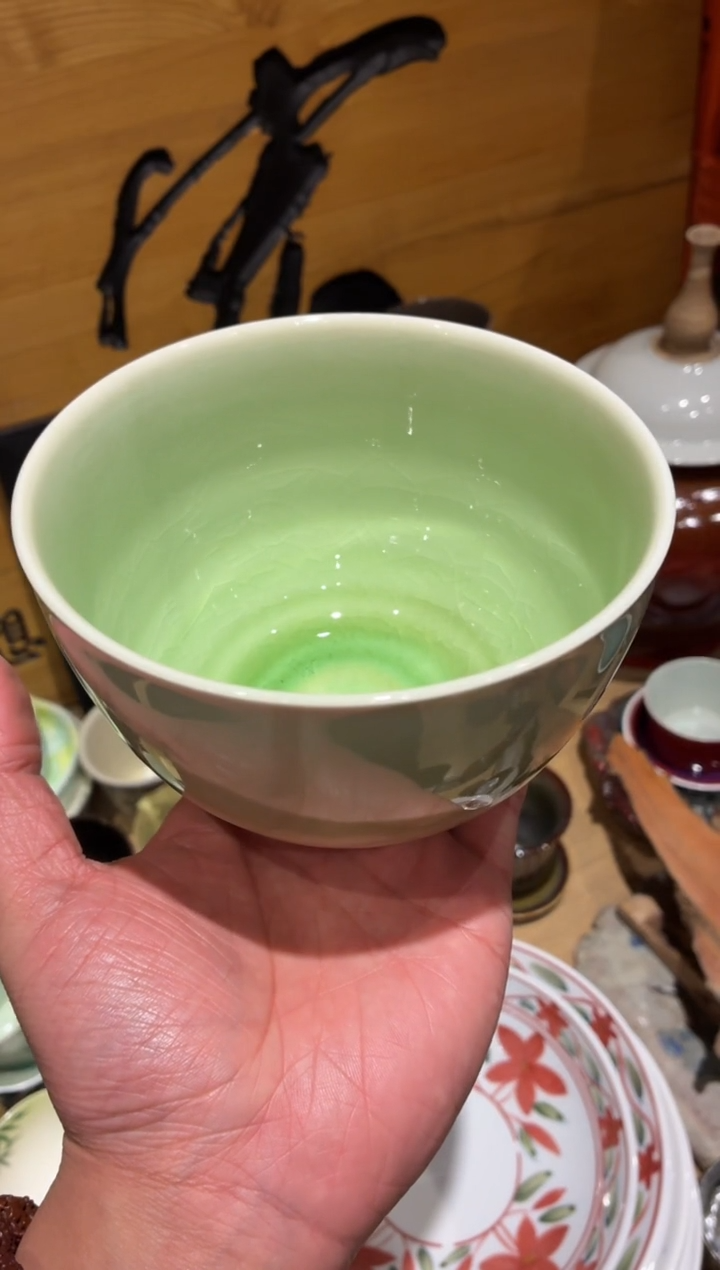 瓷片5.5寸玻化绿心长相思（福利款）