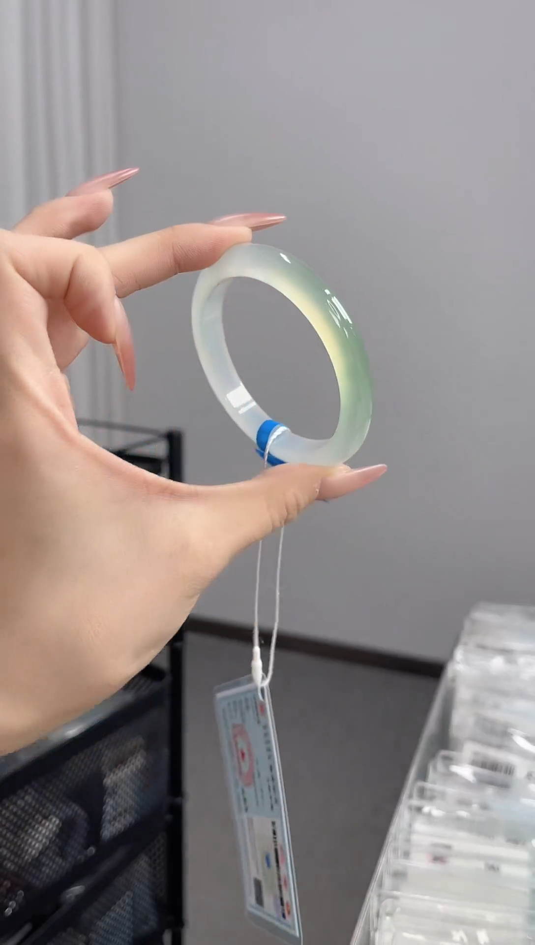 玛瑙/玉髓手镯未镶嵌56-57圈