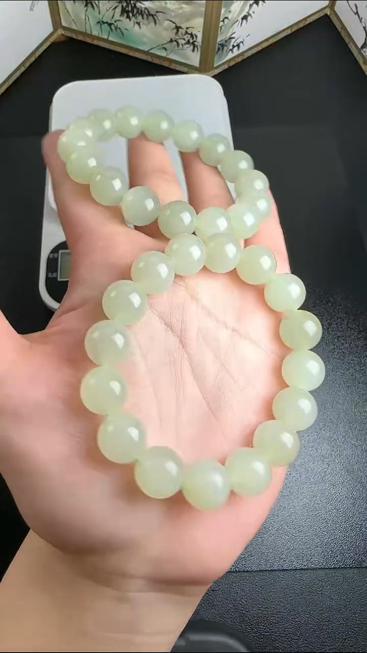 【闪购商品】和田玉手串未镶嵌WY0215077多样性发一