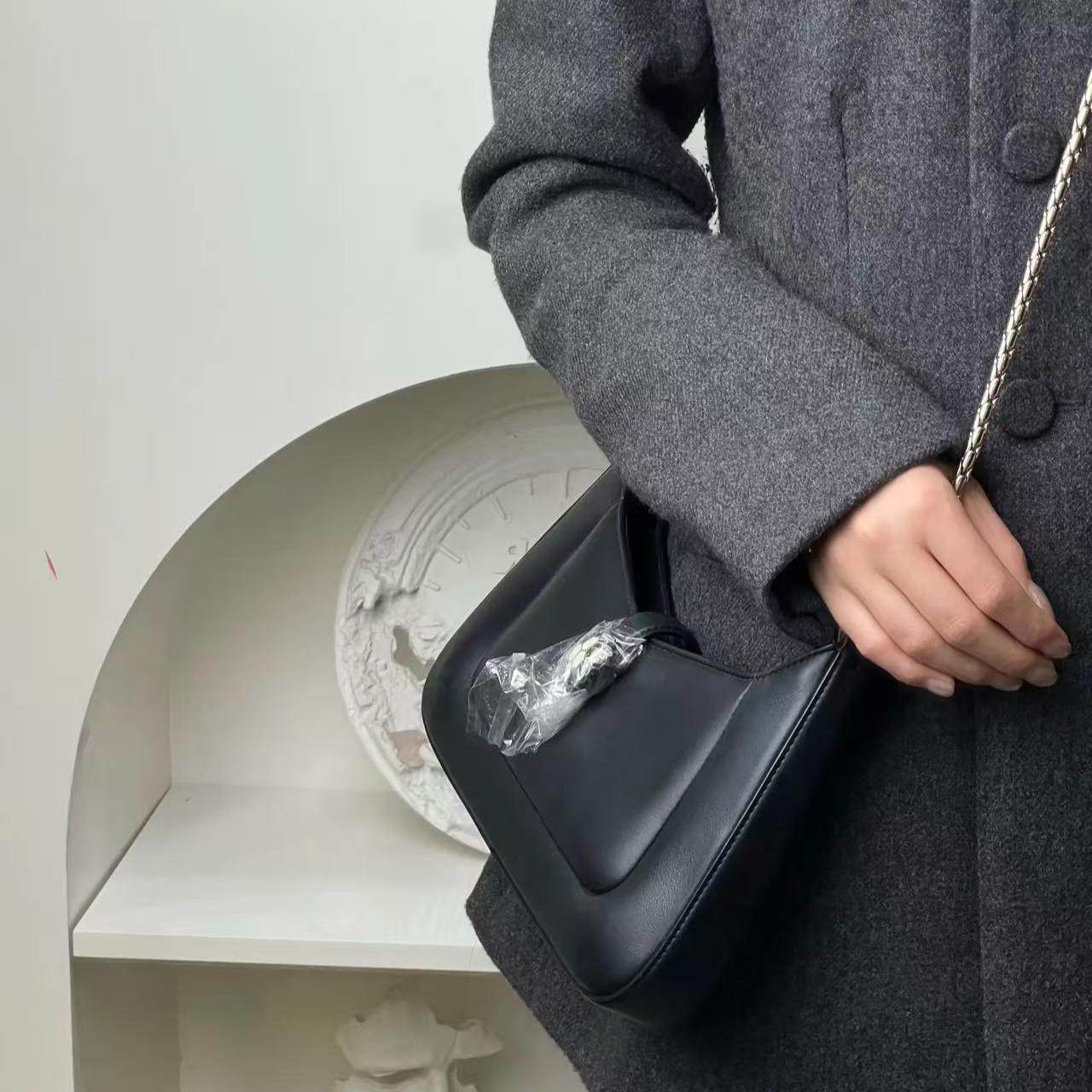 95新 BVLGARI/宝格丽 蛇头hobo/甄选