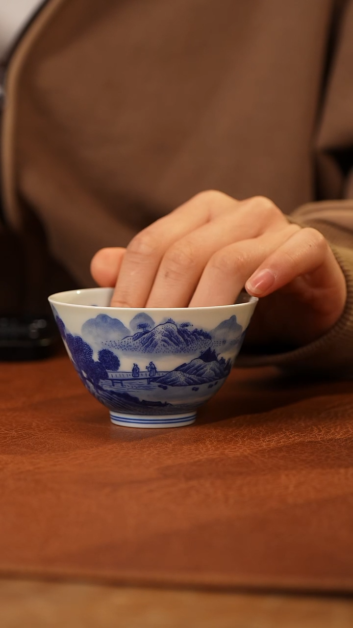 【闪购商品】杯景德镇青花主人杯