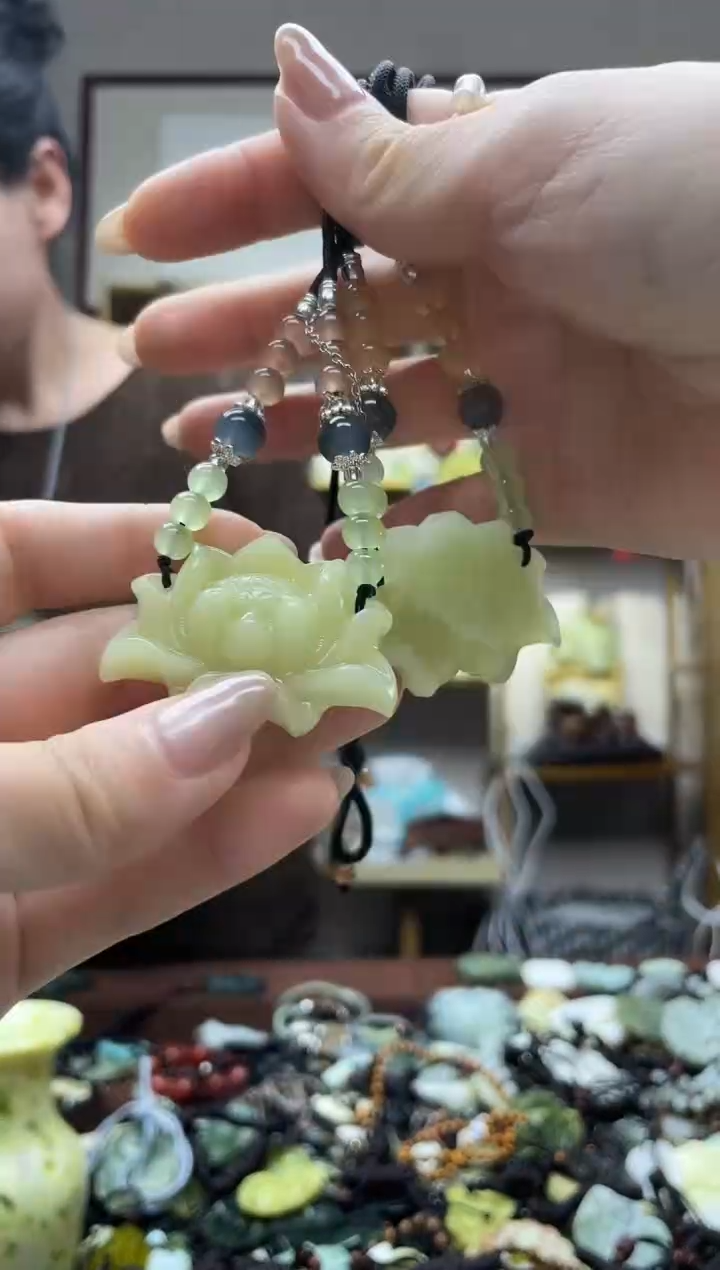 未镶嵌岫玉吊坠多样性发货拍一发