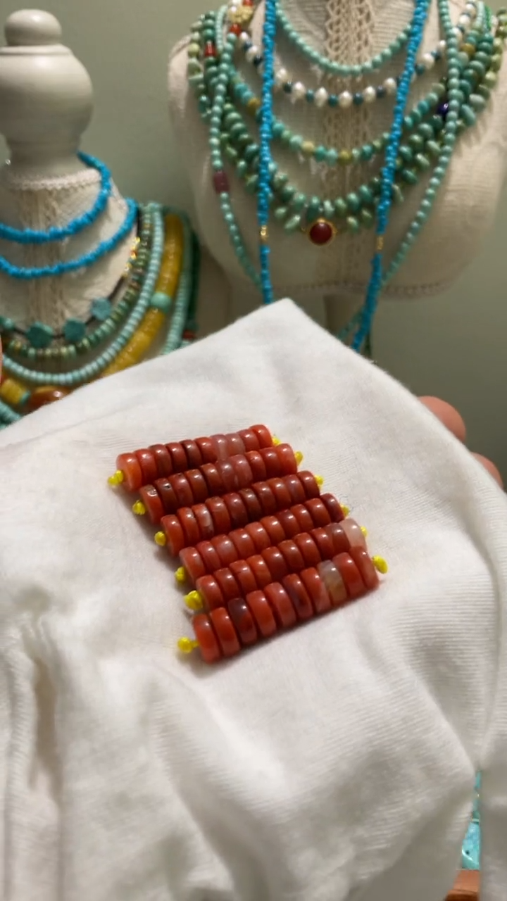 未镶嵌南红玛瑙珠宝奇石7mm隔片