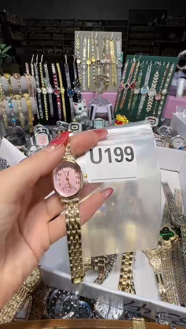 石英机芯不锈钢不锈钢直播定闪专用