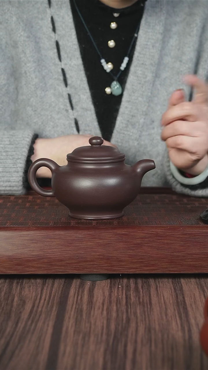 【闪购商品】紫砂茶壶tm  紫泥  掇只