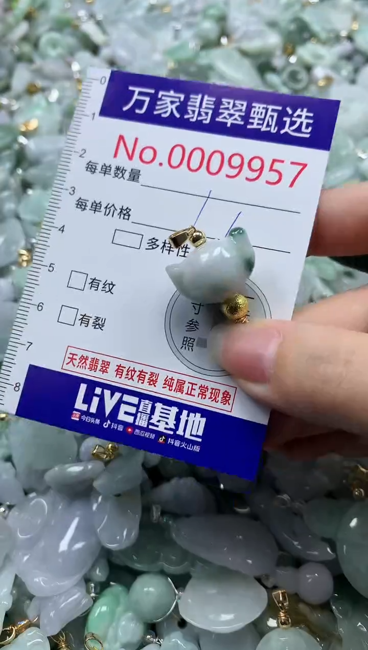 吊坠(不含链)未镶嵌翡翠9957