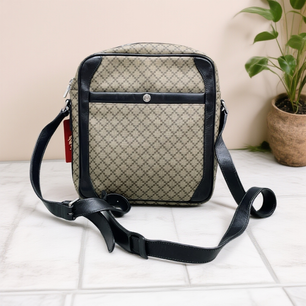 95新 GUCCI/古驰  老花斜挎包 1890 1038 