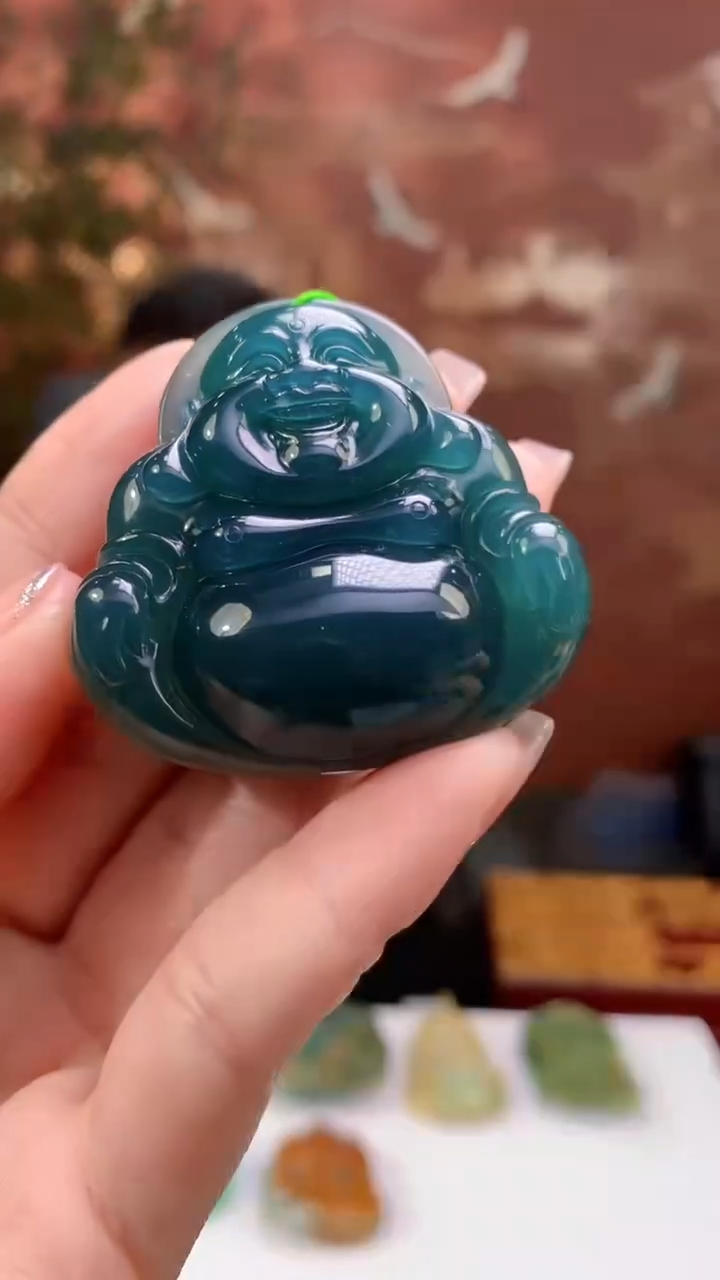 【闪购商品】定制翡翠未镶嵌1002ry-毛货挂件31