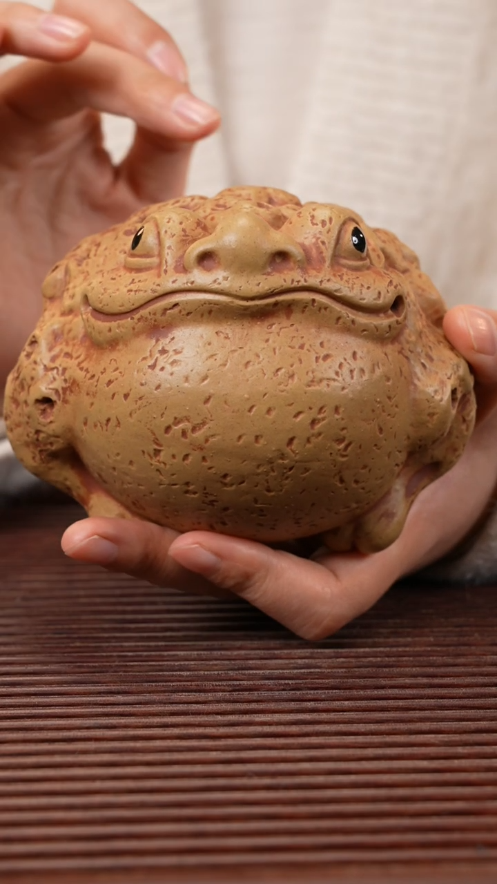 【闪购商品】紫砂茶宠中号福蟾