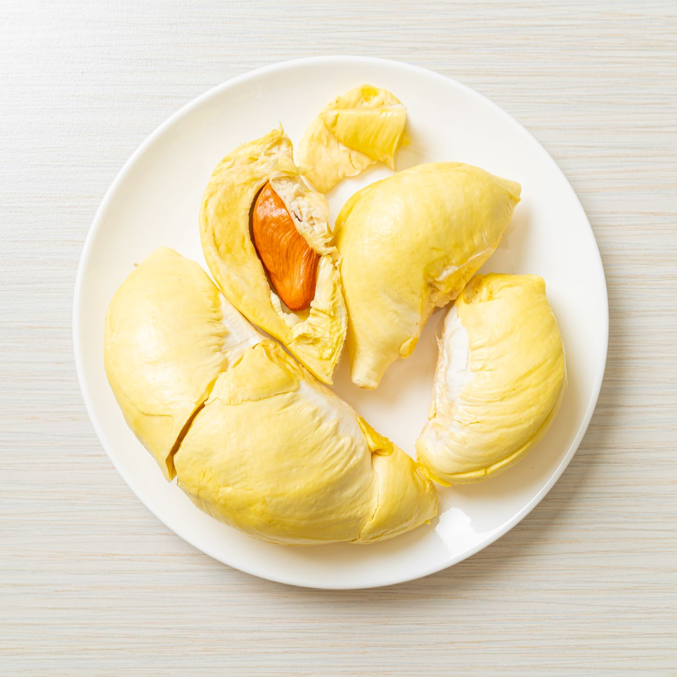 越南干尧（纯果肉）现开果肉1-3斤口感细腻香甜 略显果核大天津同城新鲜榴莲干尧越南