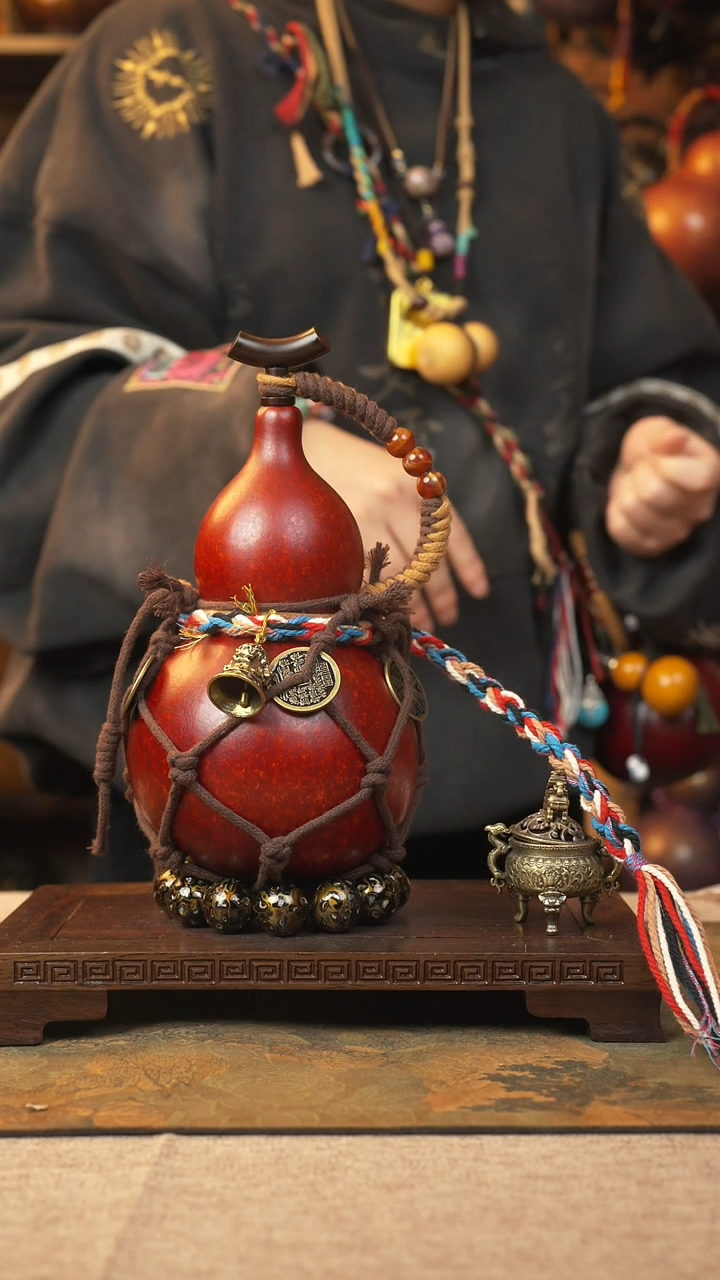 【闪购商品】070大漆葫芦一物一拍记葫堂出品