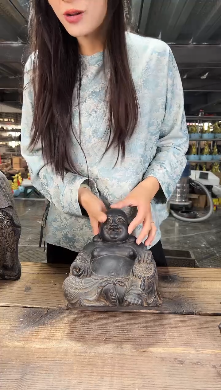 陶土【火山泥】大肚佛
