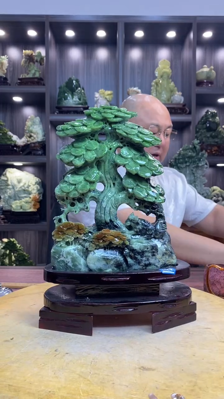 玉0*Y玉岫岩料手工雕刻摆件居家装饰送礼一物一图