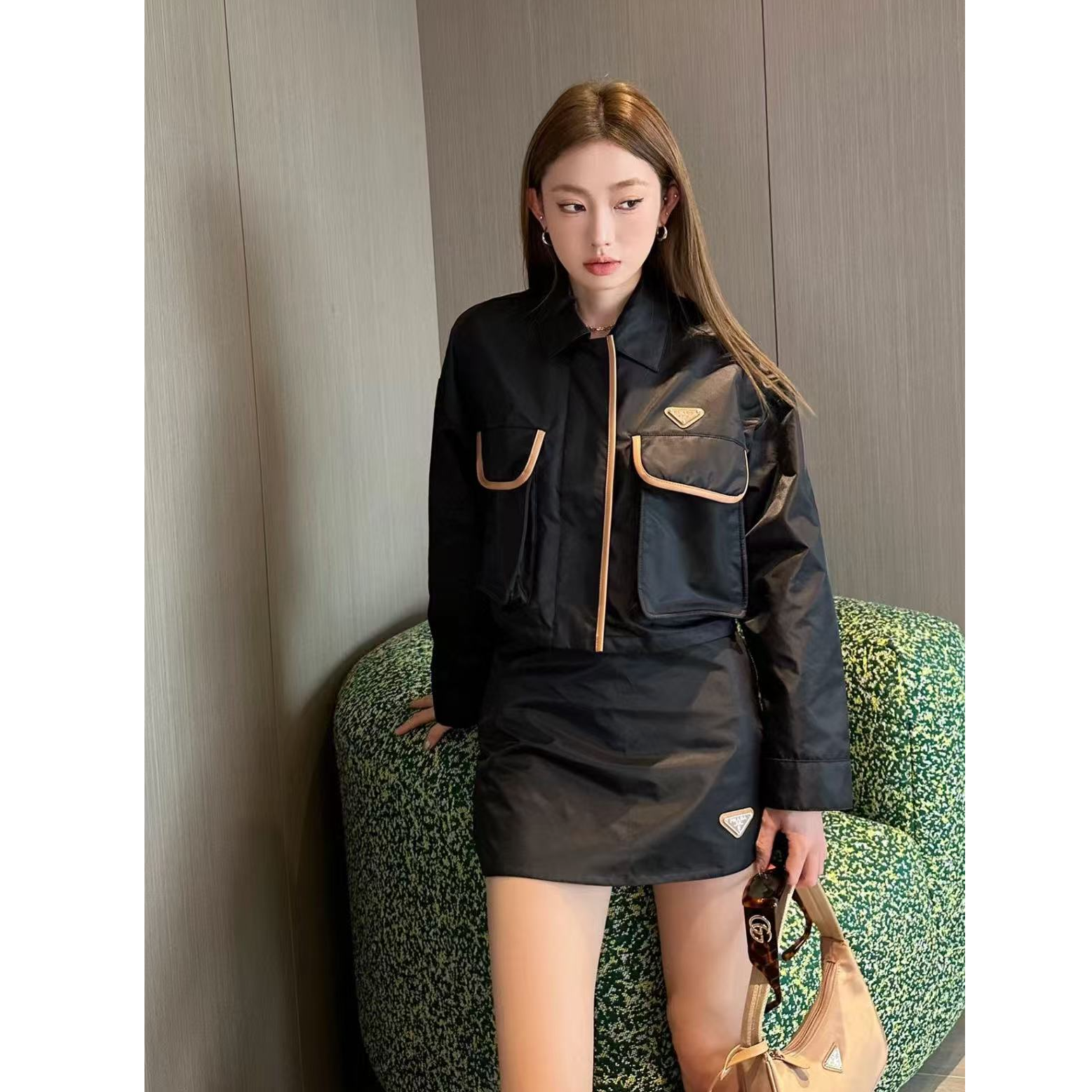 99新 Prada/普拉达 双双臻选/uu00071/普拉达外套/38