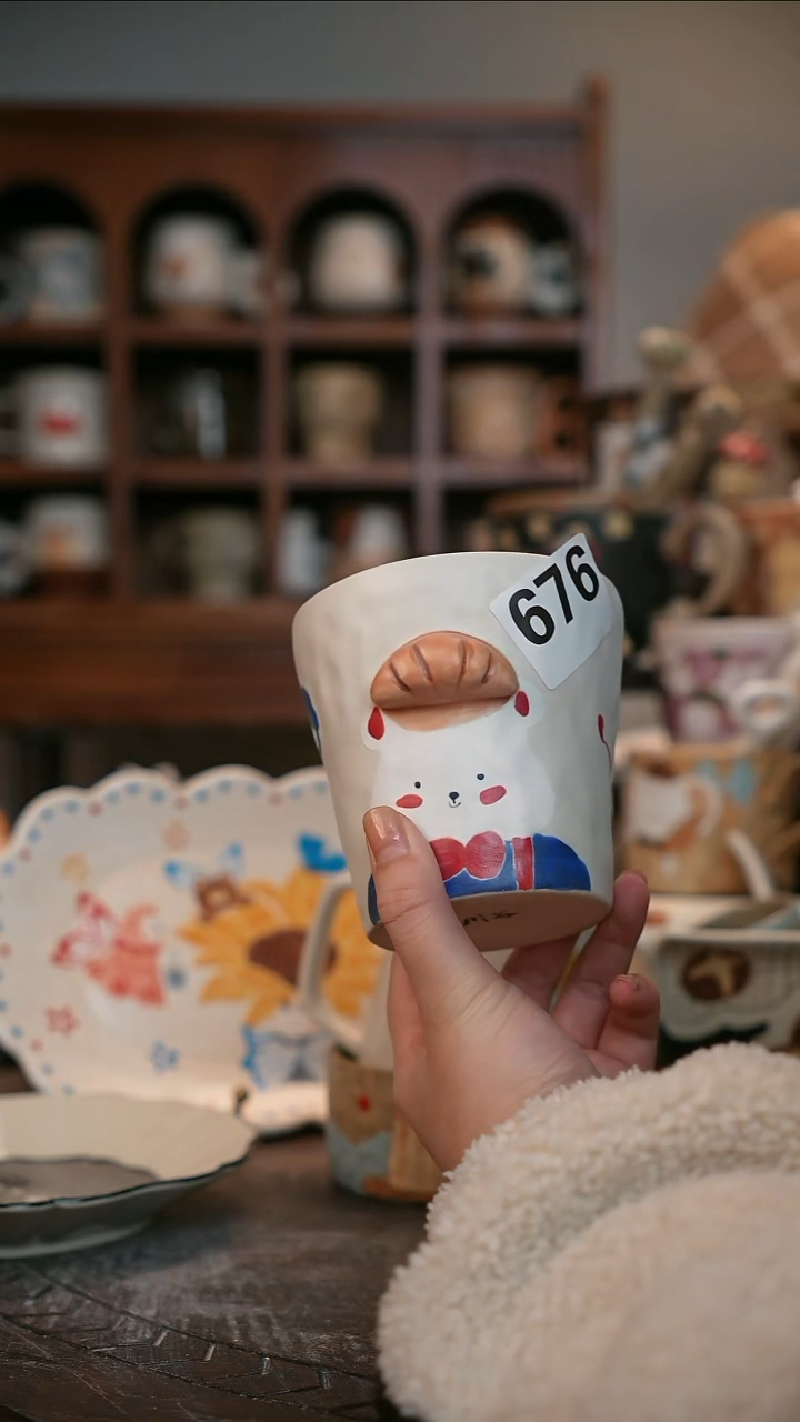 可爱川谷原创陶瓷12.13直播微瑕676