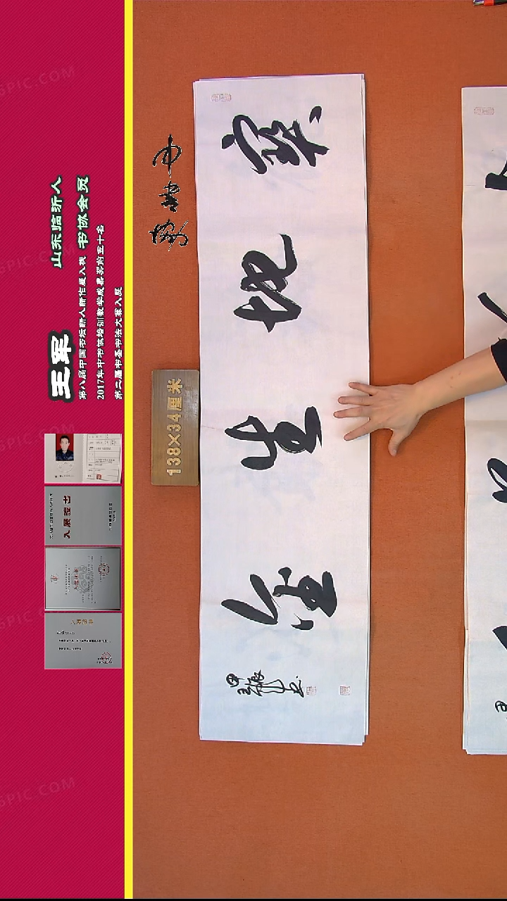 【闪购商品】书法402王军书法作品