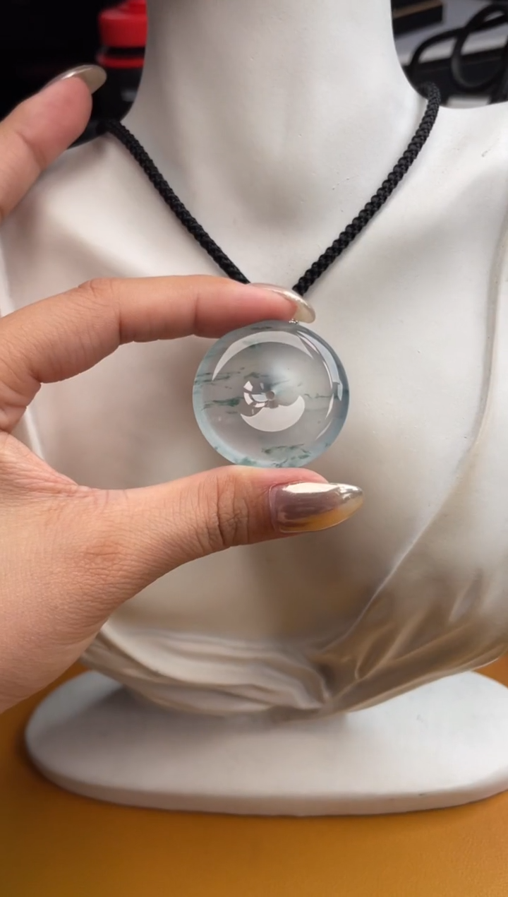 翡翠未镶嵌吊坠(不含链)平安扣 34.5 6.7