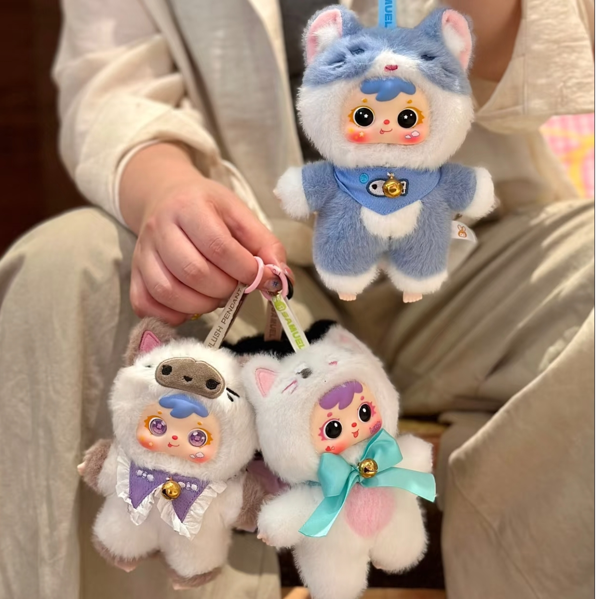 【拆盒】三小毛猫猫小聚会~系列盲盒【拆开/不退不换】