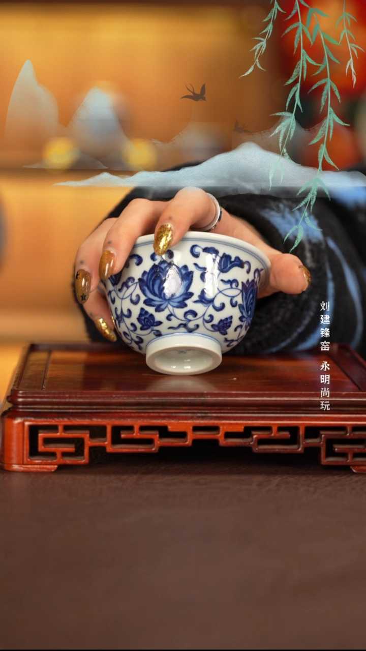 【闪购商品】杯子景德镇手工手绘陶瓷