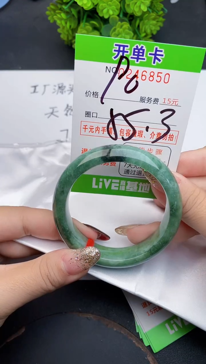 未镶嵌手镯翡翠50天然翡翠A货