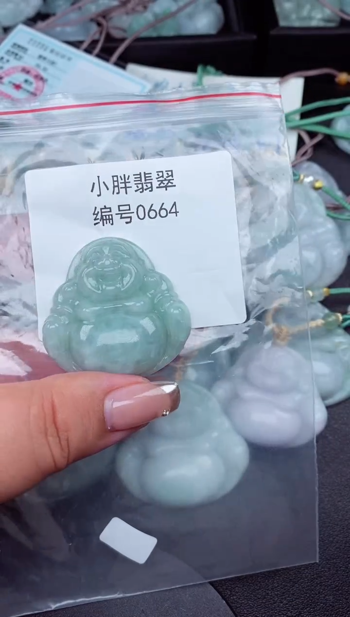 翡翠未镶嵌颈饰缅甸天然A货翡翠0664