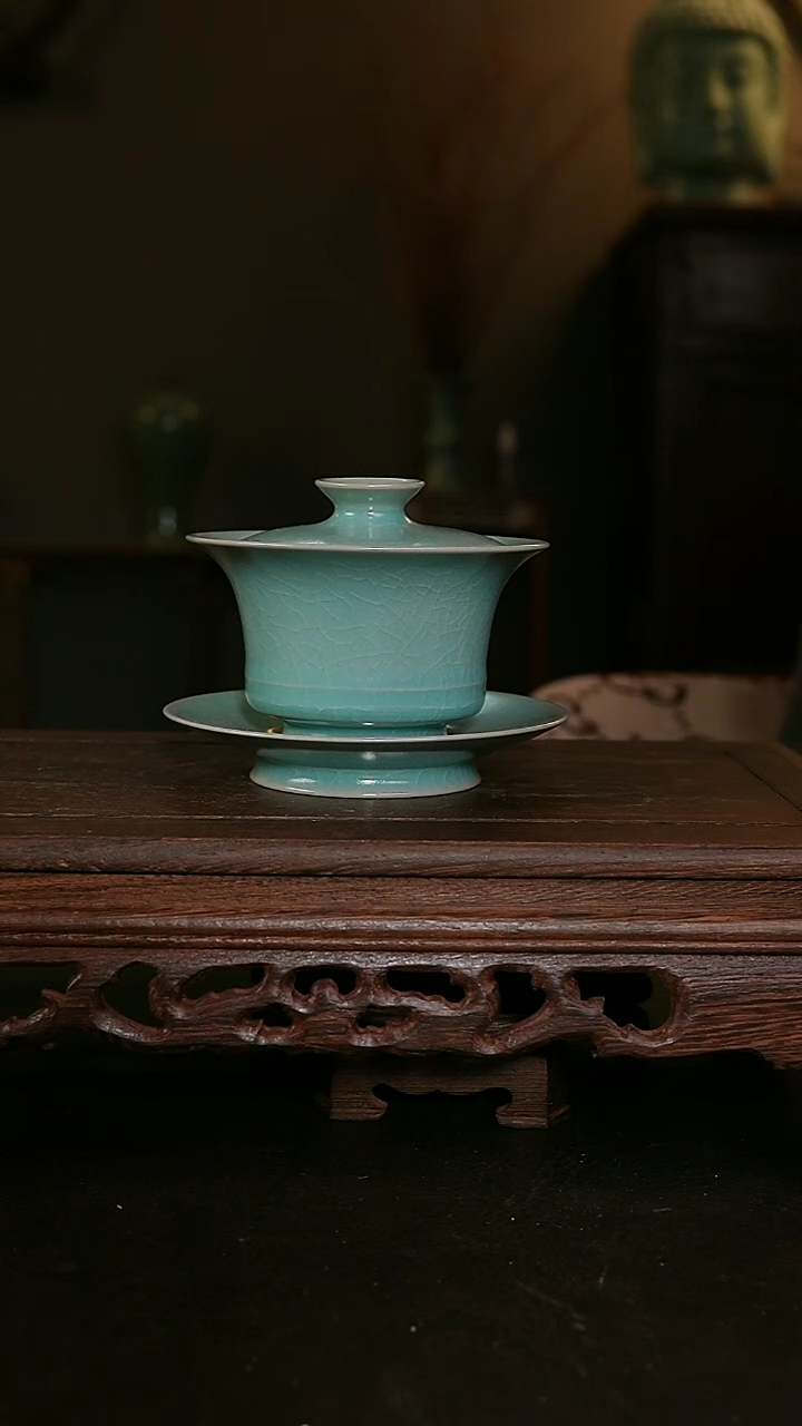 【闪购商品】其他仿古手工马蹄盖碗