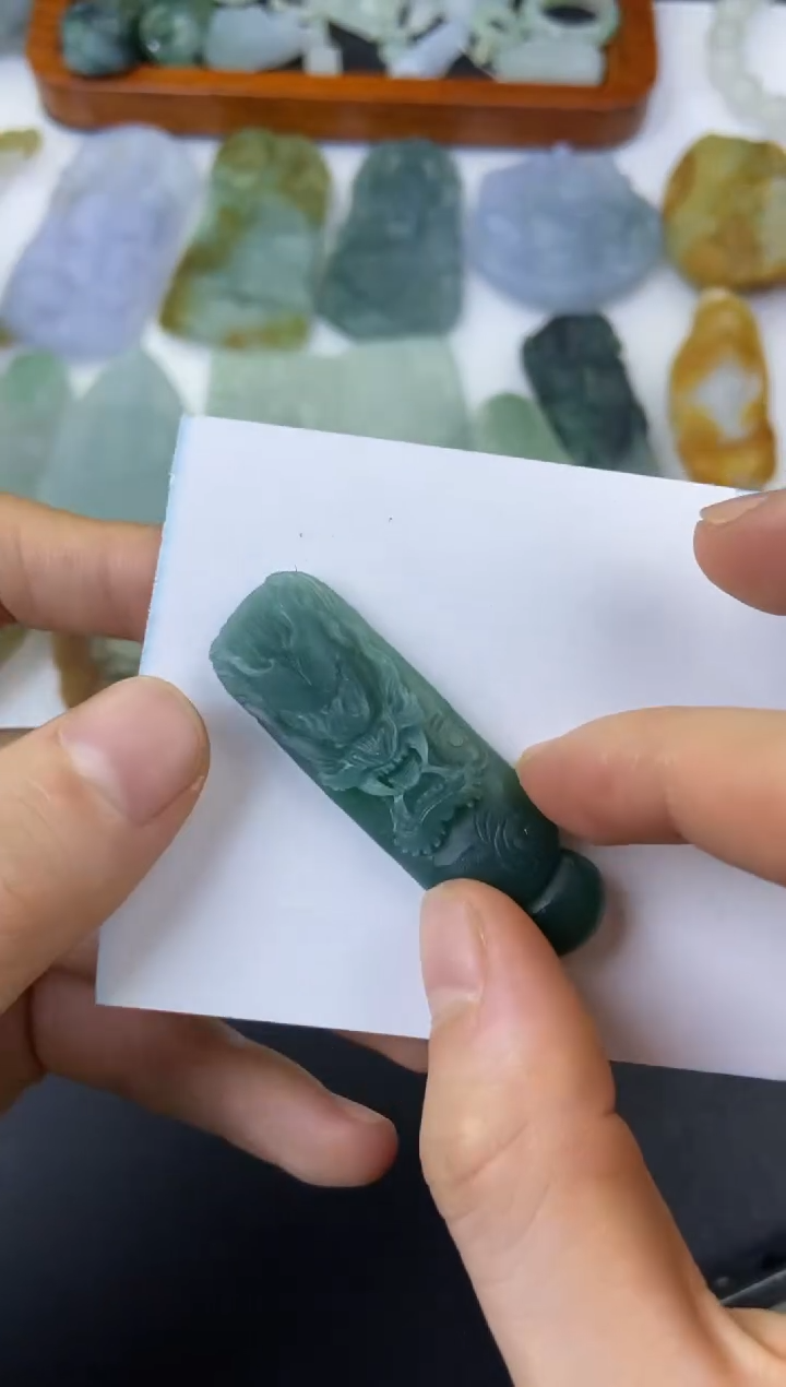 【闪购商品】定制翡翠未镶嵌手牌