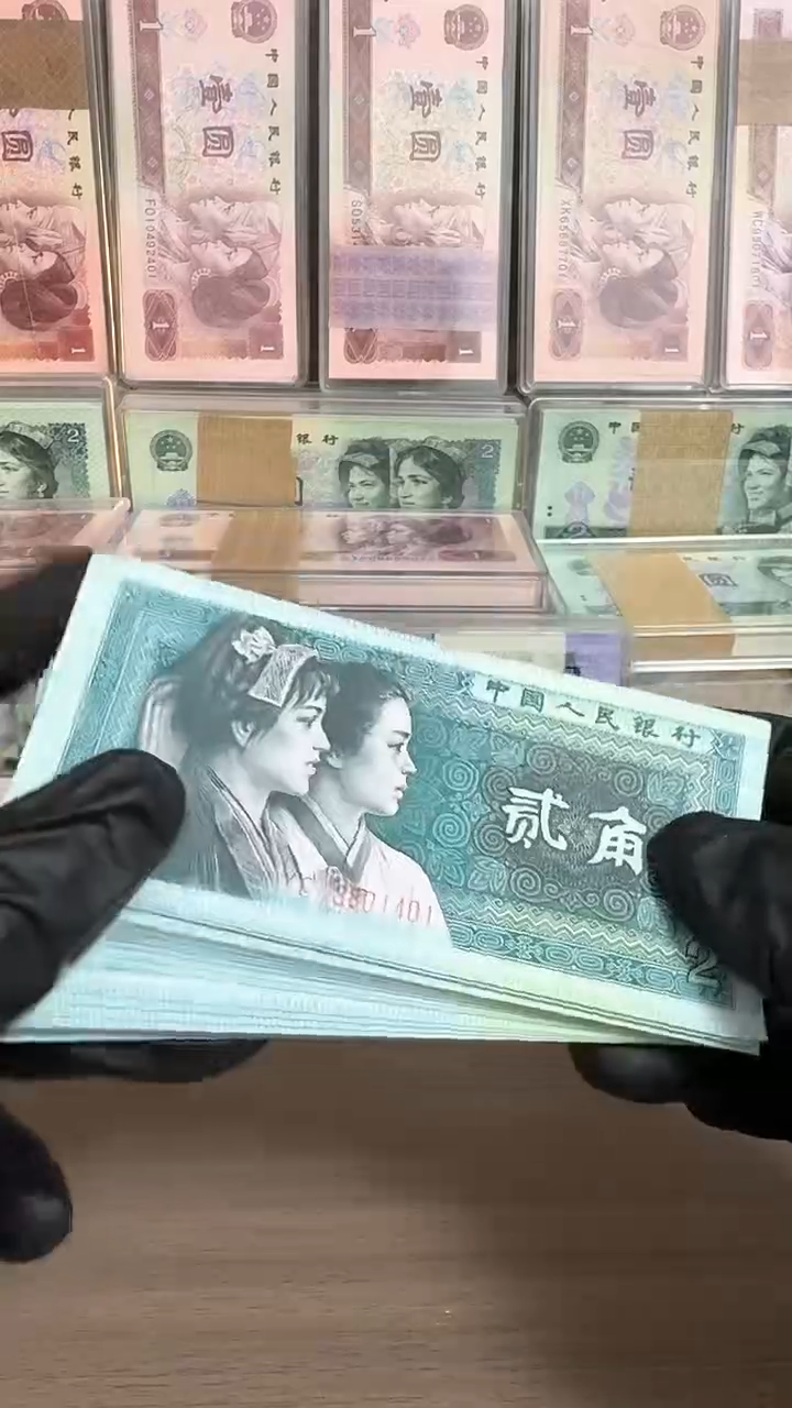 【闪购商品】第四版人民币两角8002一整刀