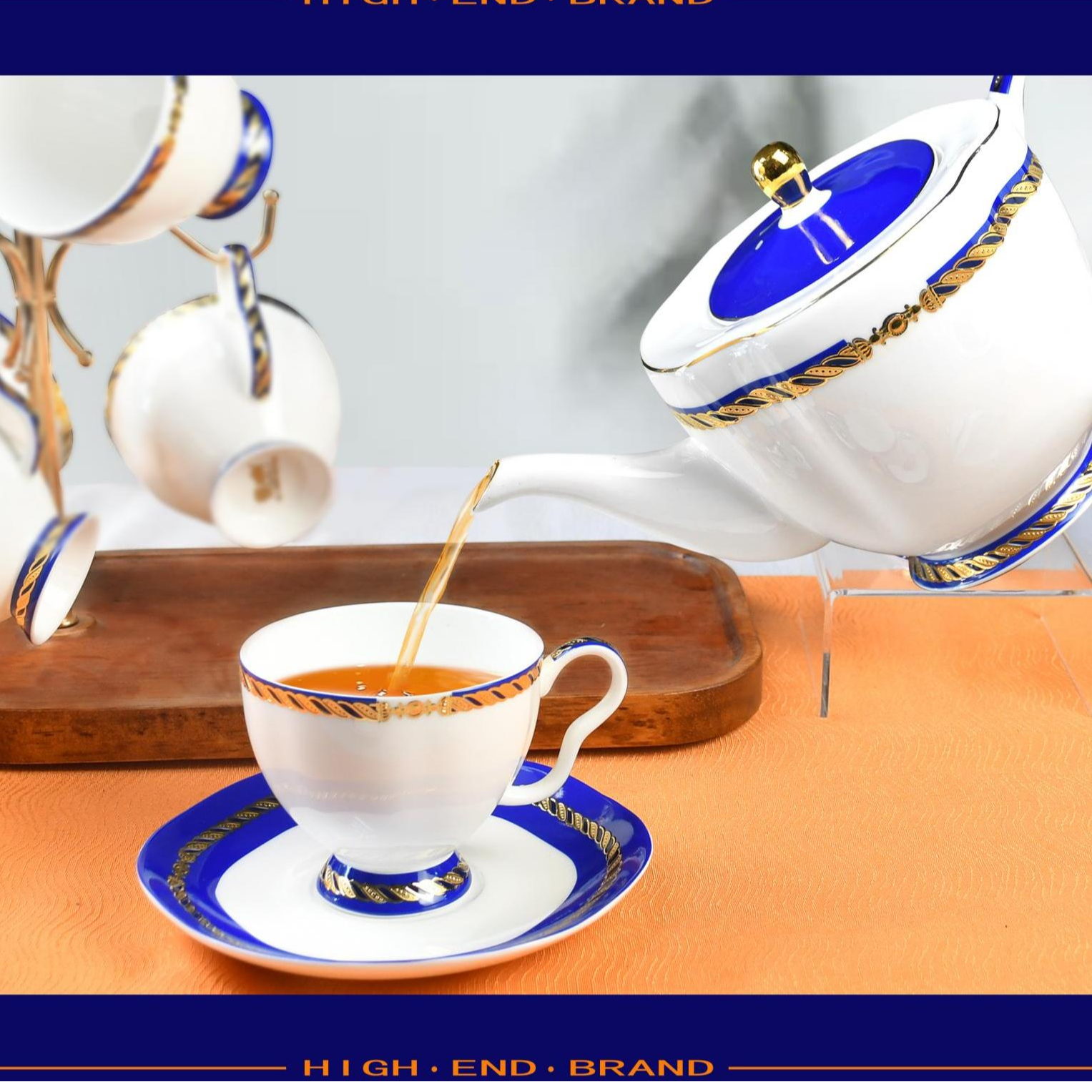 珠联璧合茶具套装 易清洗耐热欧式轻奢