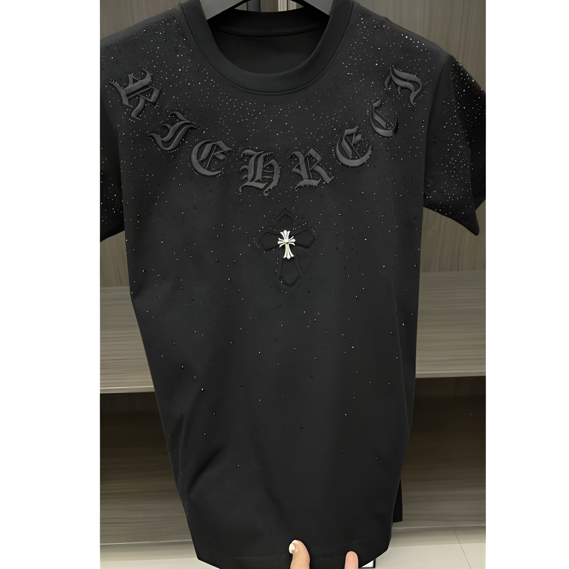 2025新重磅高品质欧货精品轻奢时尚潮流男士短袖情侣T恤