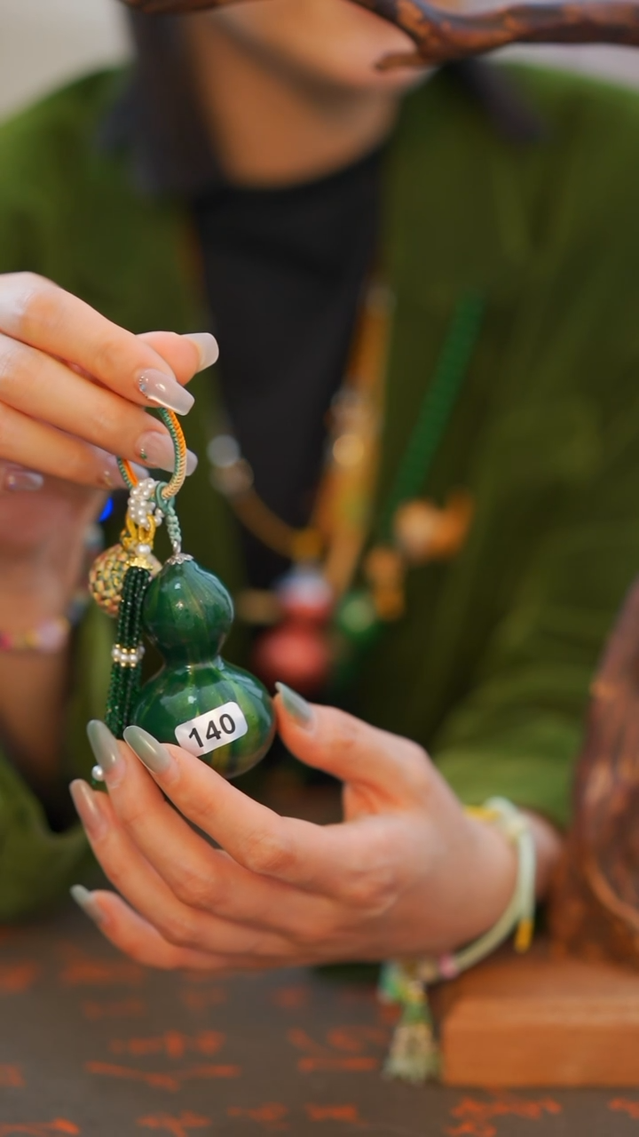 140非遗漆手艺工天然葫芦文玩福禄
