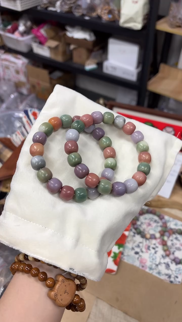 手串菩提根/象牙果14黛西孔不好桶珠（615）